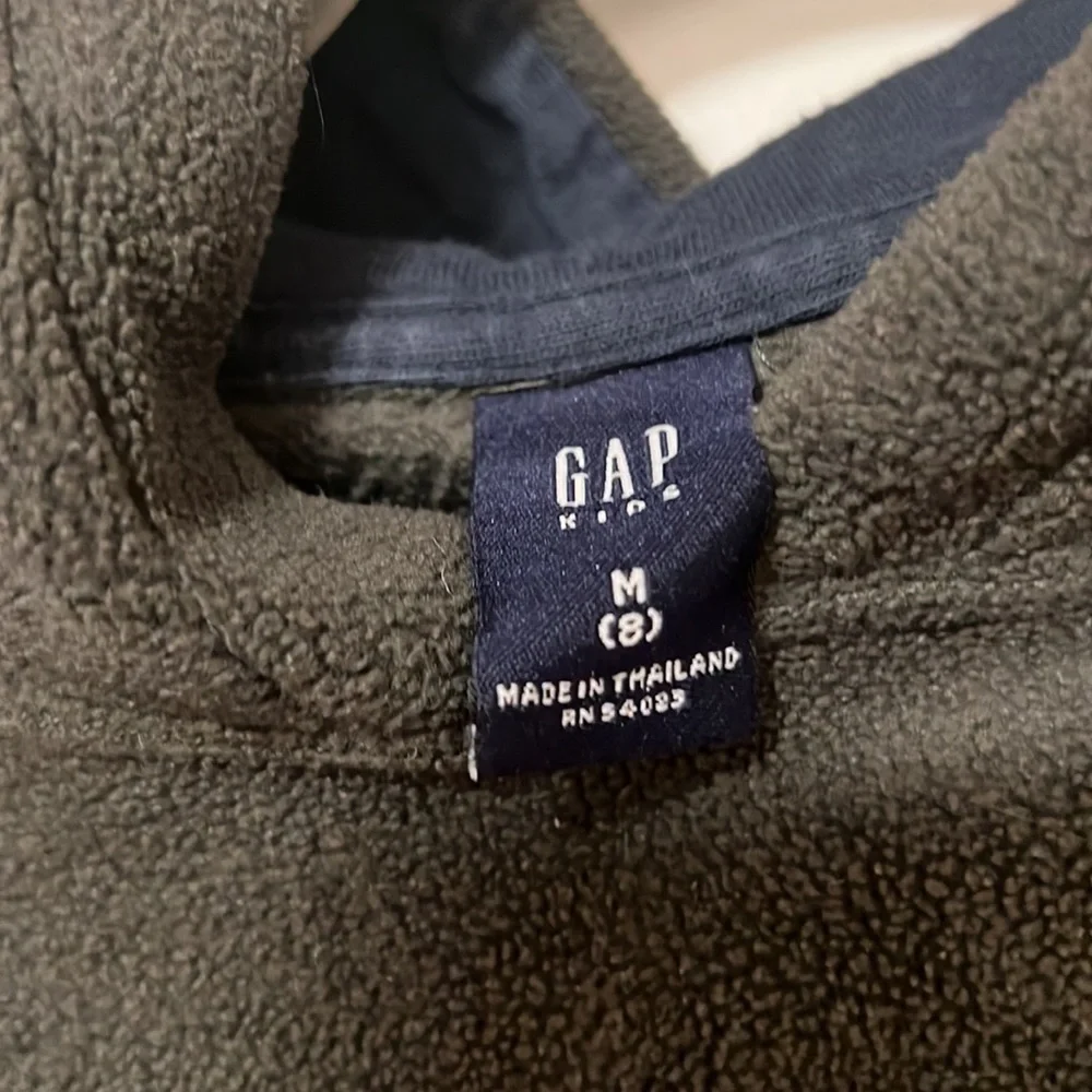 Vintage GAP Kids Sweater - Kids Med 8 - Olive / Blue